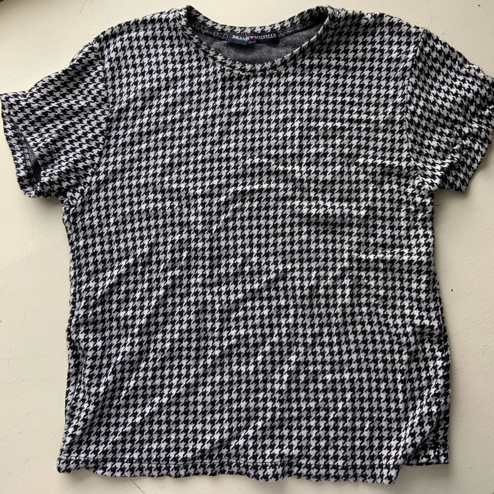 Brandy Melville houndstooth top